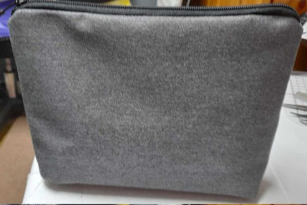 Upcycled Canvas: Cosmetics/ wash Bag