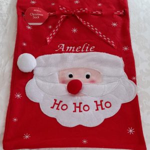Large Jolly Santa Gift Sack: