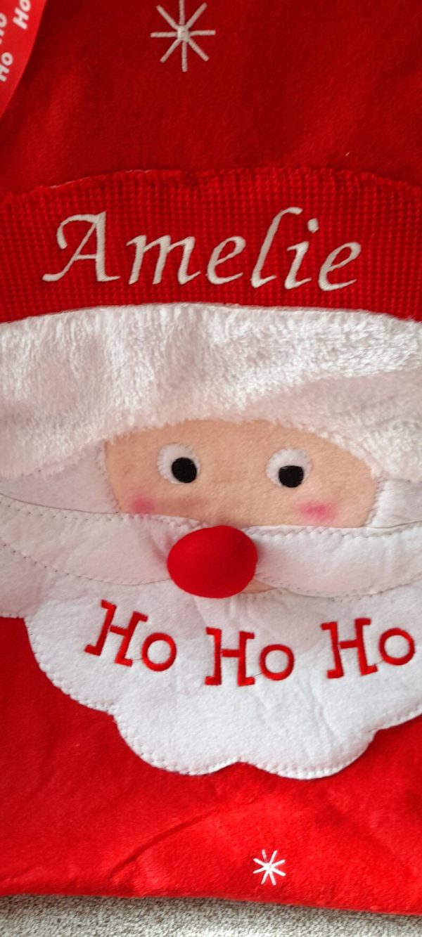 Large Jolly Santa Gift Sack: - Image 3