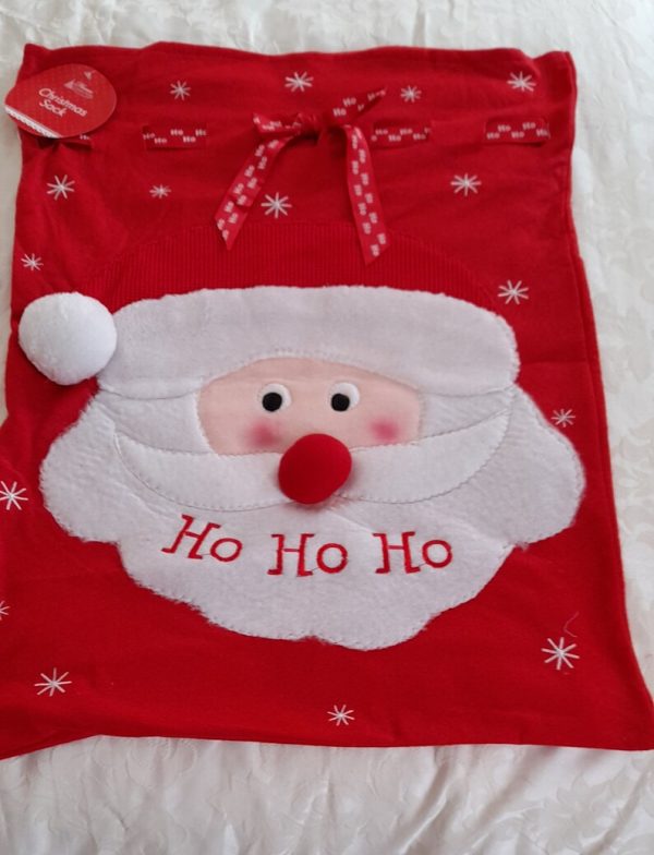 Large Jolly Santa Gift Sack: - Image 2