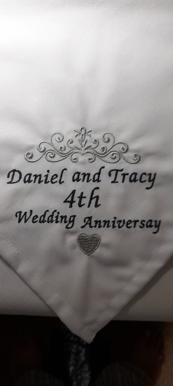 Personalised Decorative Embroidered Napkins - Image 4