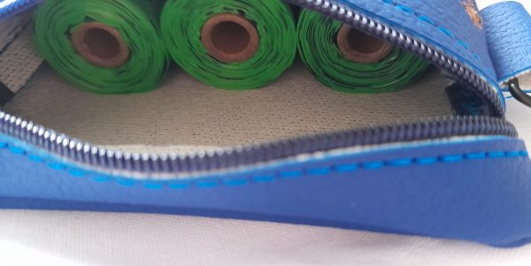 Embroidered zipped poo bag holder - Image 3
