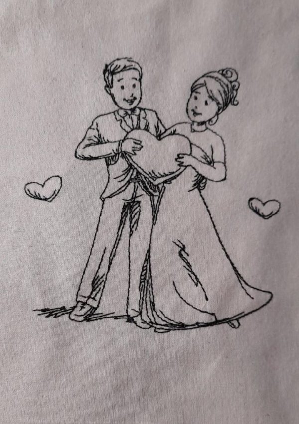 Valentine Embroidered Tote Bags - Image 6