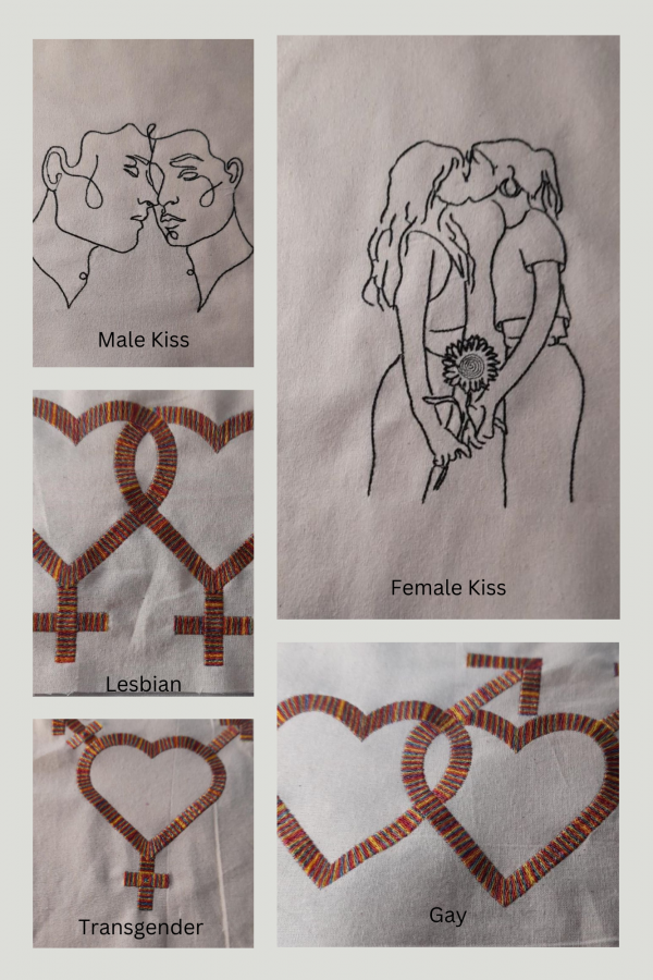 LGBTQ+ Embroidered Tote Bags
