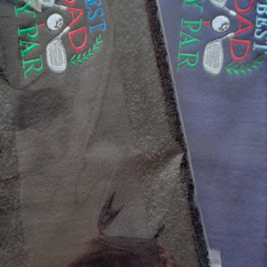 Best Dad: Embroidered Golf Towels