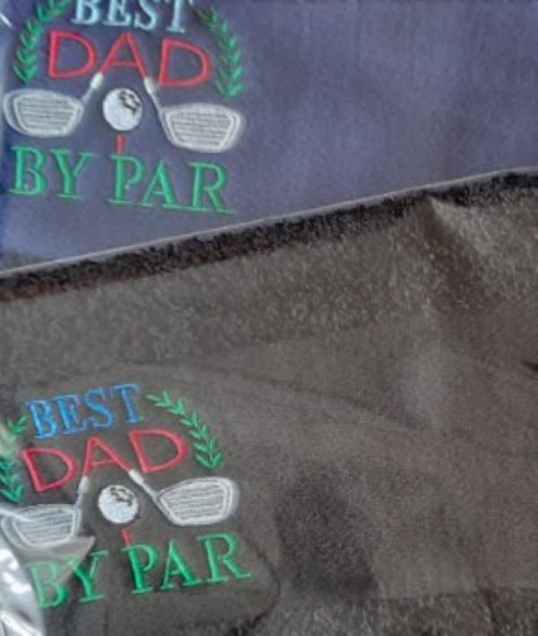 Best Dad: Embroidered Golf Towels - Image 6