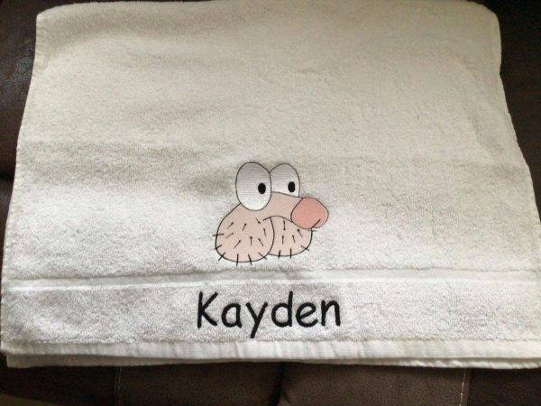 Novelty face cloth and hand towel set - Image 4