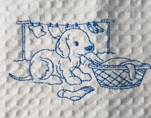 Puppy Themed days of the week tea towels - Image 8