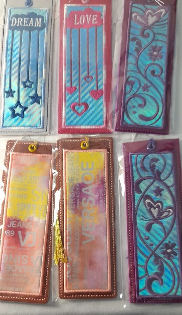 Stylish Embroidered Bookmarks