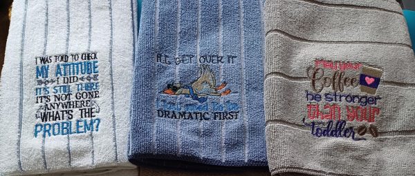 Humorous Themed Tea towel