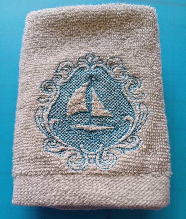 Elegant Embossed:  Face cloth, Hand towel  or set - Image 2