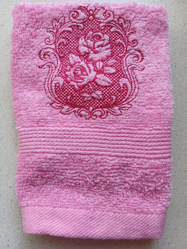 Elegant Embossed:  Face cloth, Hand towel  or set