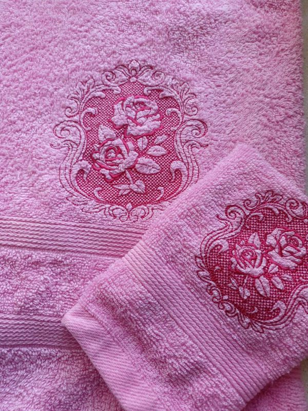 Elegant Embossed:  Face cloth, Hand towel  or set - Image 7
