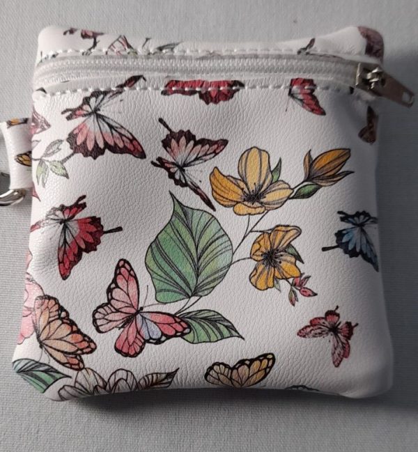 Small zipped coin purse with key chain - Image 8