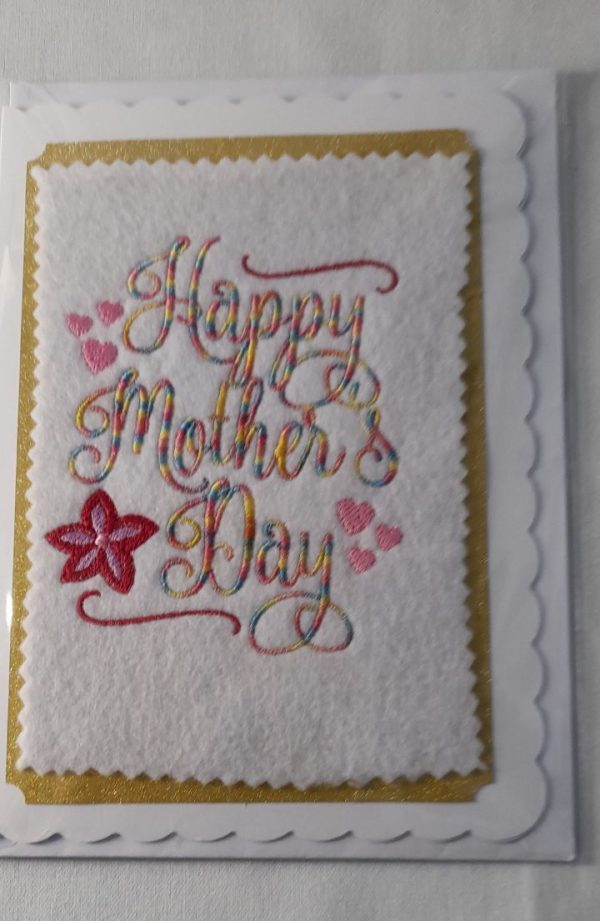 Embroidered Mothers Day Card - Image 2